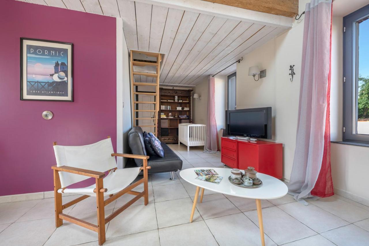 Longere Renovee A 500M Du Centre De Pornic Pour 4 Villa Buitenkant foto