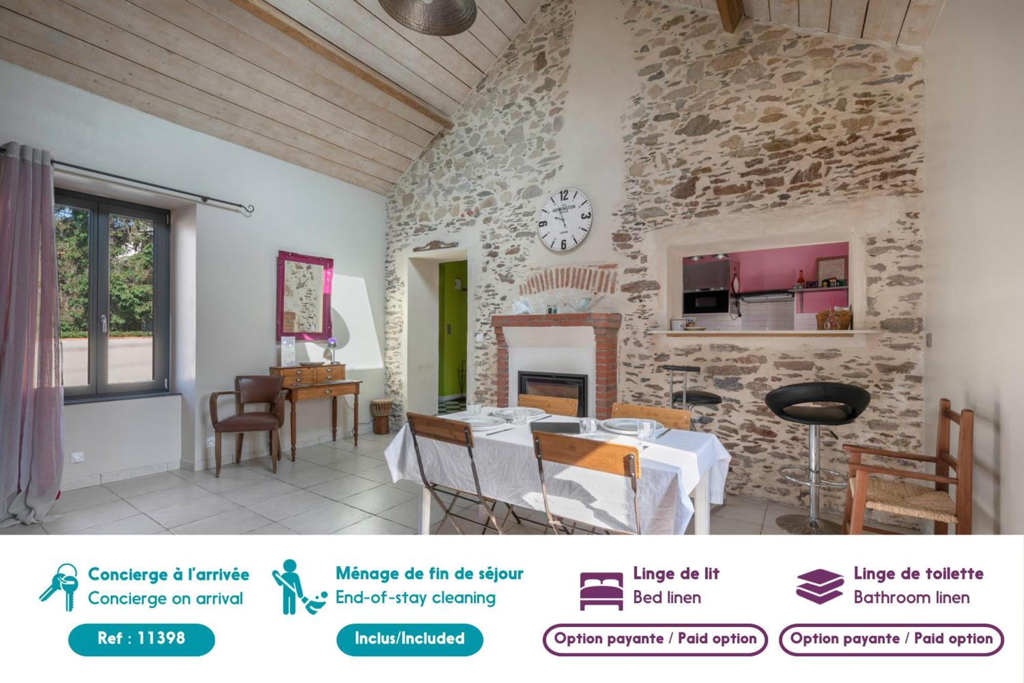 Longere Renovee A 500M Du Centre De Pornic Pour 4 Villa Buitenkant foto
